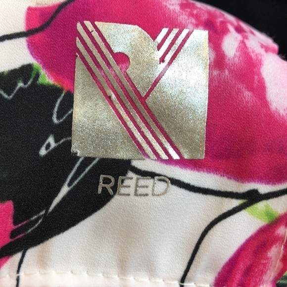 Reed 36” Square Pink Floral Scarf - Picture 2 of 3